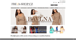 Desktop Screenshot of freya-shop.cz