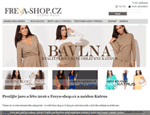 Tablet Screenshot of freya-shop.cz